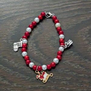 Handmade Santa Christmas Bracelet